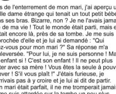 Elle découvre le pire au moment d’enterrer son mari « c’était un ancien…