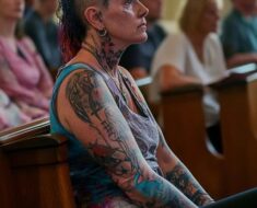 I saw an adult woman with many piercings and tattoos in church, and I felt uncomfortable. Am I wrong to think there are standards?