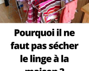 Pourquoi il ne faut pas sécher le linge à la maison ?