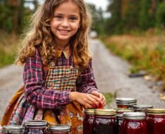 Une fille vendait de la confiture sur la route. Sous l’emballage du pot, l’acheteuse trouva une photo d’un enfant.