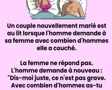 Un couple nouvellement marié est au lit…
