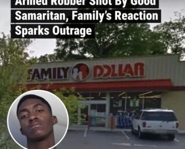 Armed Robber Shot By Good Samaritan, Family’s Reaction Sparks Outrage