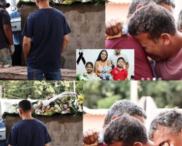 Father needed support during the wake and burial of his wife and children