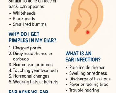 Ear Acne and Ear Infections – What You Need to Know