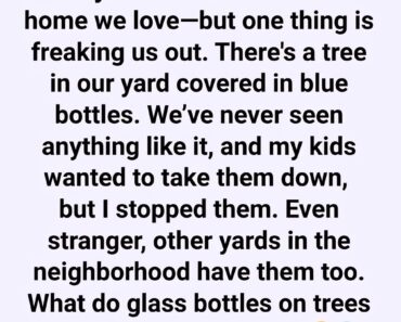 What Is the Significance of Glass Bottles in Trees?