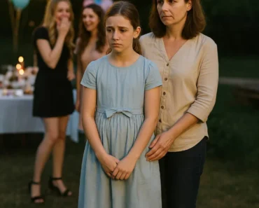 They Laughed at Her Dress… Until a White Limousine Pulled Up