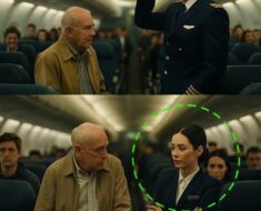 An elderly veteran was quietly asked to give up his seat!
