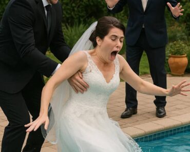 My Groom Threw Me into the Pool on Purpose During Our Wedding Photos, But My Fathers Reaction Stunned Everyone!