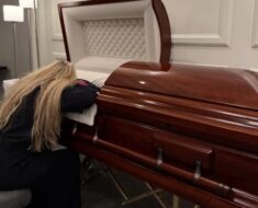 Grieving Erika Kirk collapses at her husband’s casket: ‘You have no idea