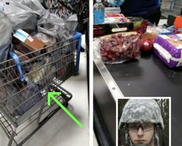 Angry Military Father Snaps Photo After Spotting Shoppers Groceries