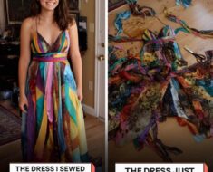 My Stepmom Ruined the Dress I Sewed from My Late Moms Favorite Scarves – But Karma Did Not Make Her Wait Long For Payback