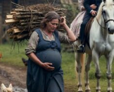 The farmer was riding with his girlfriend! and froze when he saw his!