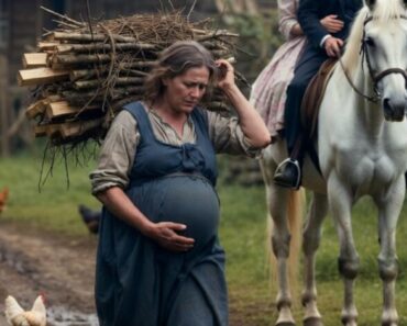 The farmer was riding with his girlfriend! and froze when he saw his!