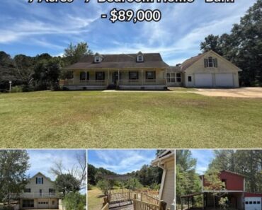 7 Acres – 7-Bedroom Home – Barn